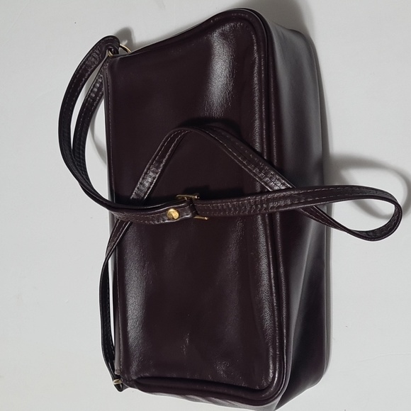 Leco brown leather shoulder bag - Picture 5 of 10